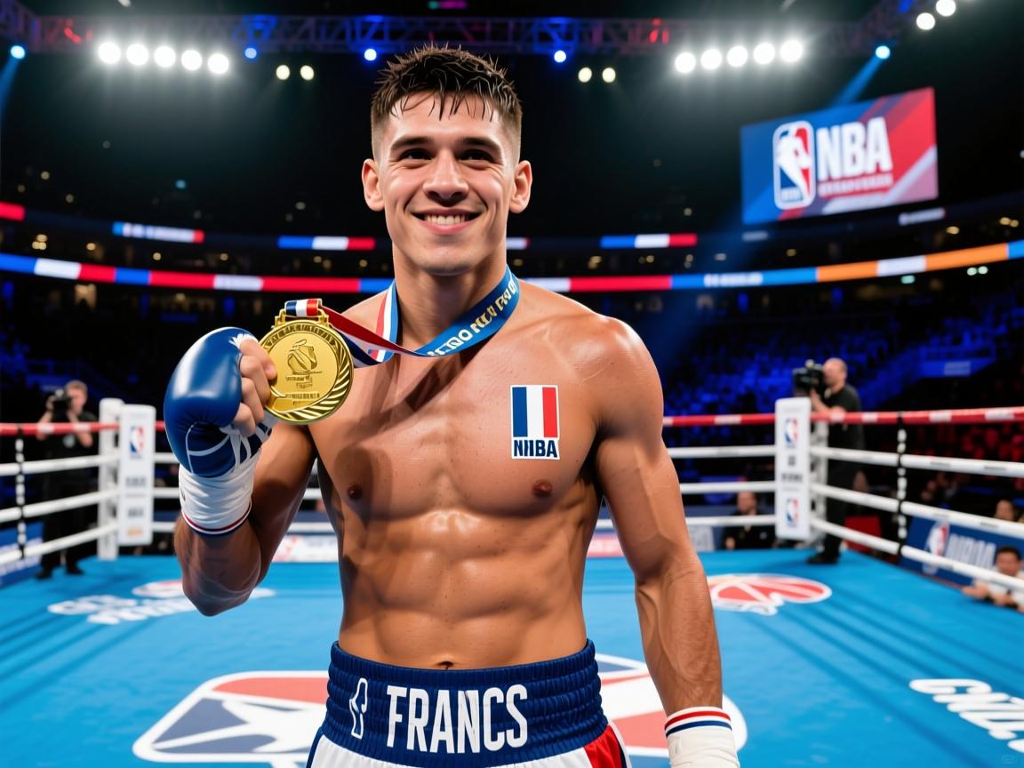 法国拳击手独得金牌展示实力  第2张